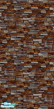 Sims 2 — Mountain Ledge Mesa Verde by Quiltreker — This is one of 6 Walls in the Mountain Ledge Series. Please feel free