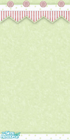 Sims 2 — Kids Pink Button by STP Carly — Matching printed kids walls for those twins and triplets in the family!