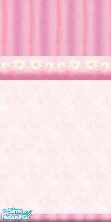 Sims 2 — KIds Daisy Pink by STP Carly — Fun walls for kids of all ages!