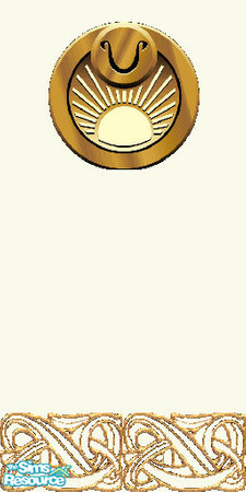 Sims 2 — sun ornament by The_Unicorn — the walls from this date are all from the textures that Malthese made... i