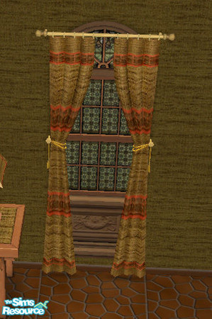 Sims 2 — Meadow drapes by TSR Archive — drapes