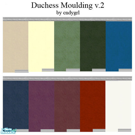 Sims 2 — Duchess Moulding (Version 2; Half-Sized) by oldmember_cndygrl2 — I made this version for users who liked my