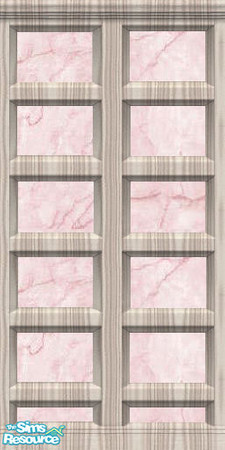 Sims 2 — Marble and Wood Kitchen Wall by Outpost_Road — Part of the Marble and Wood Kitchen.