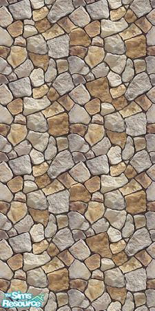 Sims 2 — Country Rubble Bella by Quiltreker — This is one of 4 walls in the Country Rubble Series of the Simstone