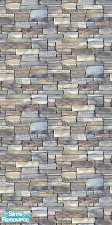 Sims 2 — Cliffstone Manzanita by Quiltreker — This is one of 5 walls in the Cliffstone Series of the Simstone Collection.