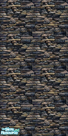 Sims 2 — Bluffstone Coos Bay by Quiltreker — This is one of 5 walls in the Bluffstone Series of the Simstone Collection.