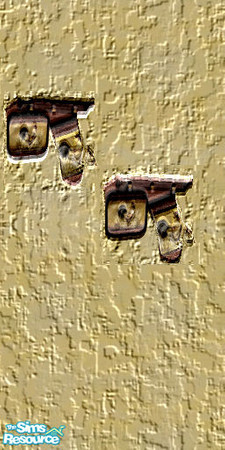 Sims 2 — chicken kitchen potholders by ead425 — part of 3 walls for chicken kitchen