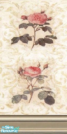 Sims 2 — flower wall by The_Unicorn — -