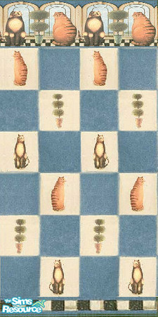 Sims 2 — I Love Cats 2 Wall by ms_teree — Part of the I Love Cats Collection. Created by Ms Teree.