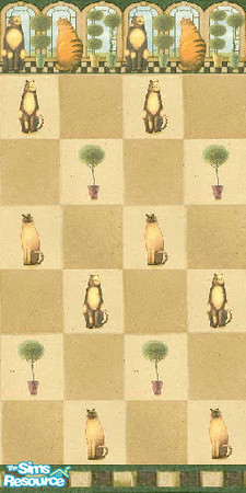 Sims 2 — I Love Cats Wall by ms_teree — Part of the I Love Cats Collection. Created by Ms Teree.