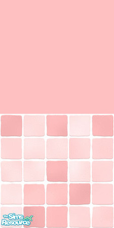 Sims 2 — MDP Rose Half Solid-Tile by MelandStv — There are 10 colours and 2 textures for a total of 20 walls in this set.