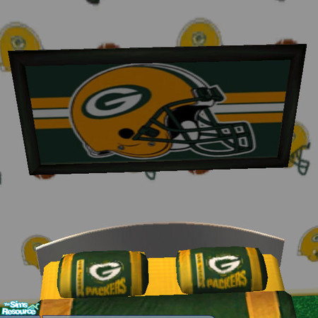 Sims 2 — Greenbay Packers Painting by paulajedi — Greenbay Packers Painting