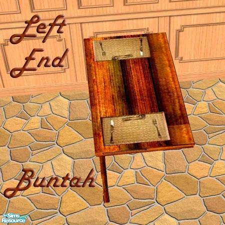 Sims 2 — Rich Wood Dining Table w/ Placemats - LE by buntah — This is the left side of the big table. You need the