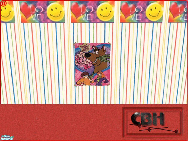 Sims 2 — CBH-Smiley Love Scooby Love by chelebellhell — Even Scooby getting lovey!