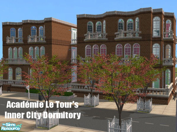 Sims 2 — Inner City Student Dormitory by ninapinacolada — 