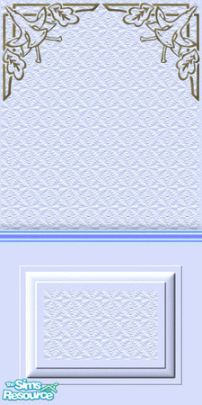 Sims 2 — JJs pastels corners blue by thesorceress — Part of a set