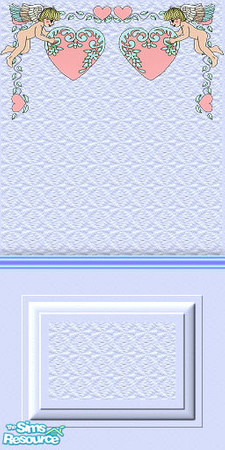 Sims 2 — JJs pastels angel blue by thesorceress — Part of a set