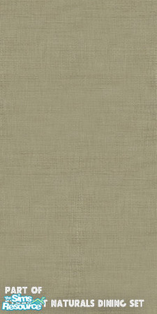 Sims 2 — Straight Naturals Dining, Wallpaper by BetterbeSim — Natural grasscloth-look wallpaper to complete the set. Do