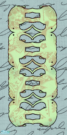 Sims 2 — Whisper Wall Set - Elephants by Hferguso — Whisper Wall Set- Elephants textured wallpaper