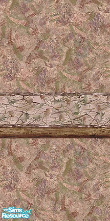 Sims 2 — Camouflage 5 by Lorah — Conseal your home from view with these camouflage walls of brown, green and beige.