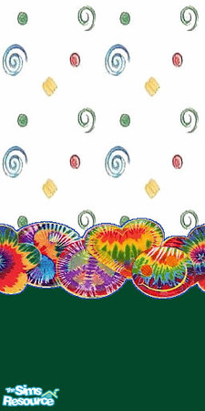 Sims 2 — Peace 3 by Lorah — For your Hippie, brightly colored retro walls. Peace 3 in red, green, yellow, blue, orange,