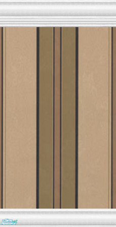 Sims 2 — Damask Wallpaper Collection - Damask White Base Brown by robbyngirl — A collection of Damask Wallpaper in three