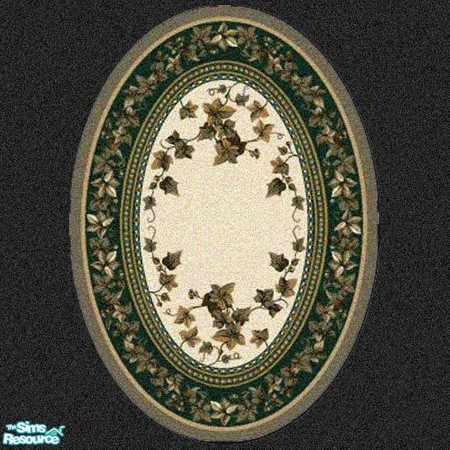Sims 2 — MRC 2x3 Oval Rug # 30 by MidnightRose — You will need Windkeepers 2x3 oval rug for this to work.