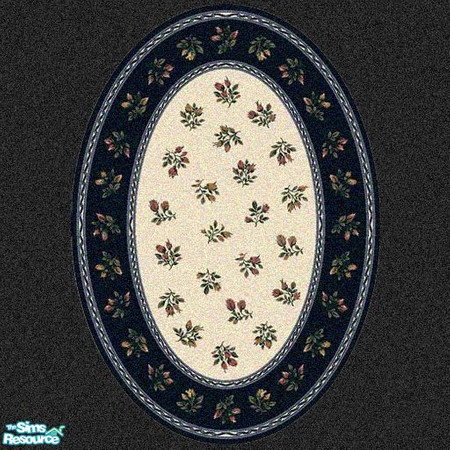 Sims 2 — MRC 2x3 Oval Rug # 29 by MidnightRose — You will need Windkeepers 2x3 oval rug for this to work.