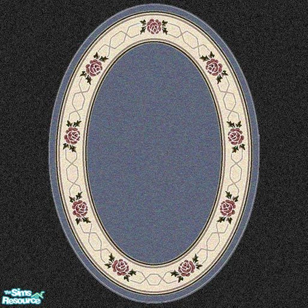 Sims 2 — MRC 2x3 Oval Rug # 23 by MidnightRose — You will need Windkeepers 2x3 oval rug for this to work.