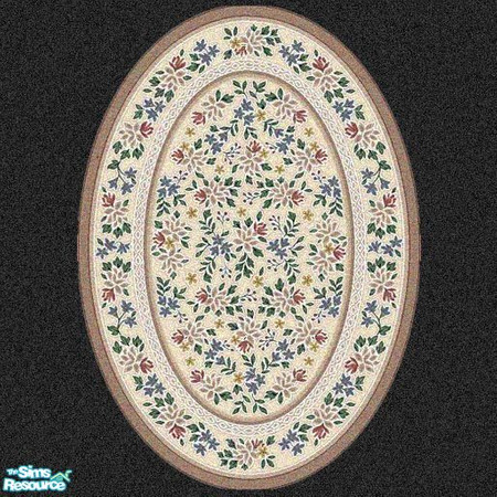 Sims 2 — MRC 2x3 Oval Rug # 28 by MidnightRose — You will need Windkeepers 2x3 oval rug for this to work.