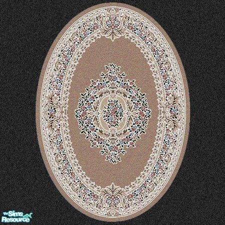 Sims 2 — MRC 2x3 Oval Rug # 21 by MidnightRose — You will need Windkeepers 2x3 oval rug for this to work.