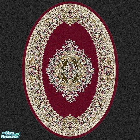 Sims 2 — MRC 2x3 Oval Rug # 19 by MidnightRose — You will need Windkeepers 2x3 oval rug for this to work.