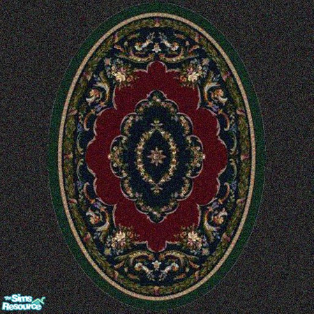 Sims 2 — MRC 2x3 Oval Rug # 16 by MidnightRose — You will need Windkeepers 2x3 oval rug for this to work.