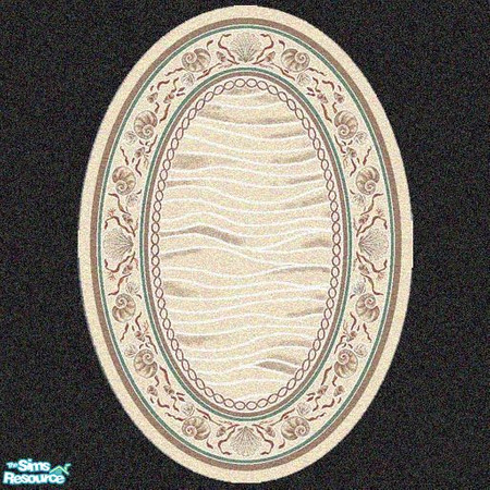 Sims 2 — MRC 2x3 Oval Rug # 11 by MidnightRose — You will need Windkeepers 2x3 oval rug for this to work.