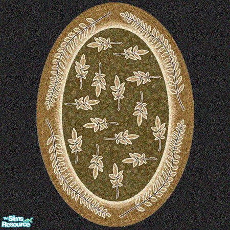 Sims 2 — MRC 2x3 Oval Rug # 10 by MidnightRose — You will need Windkeepers 2x3 Oval Rug for this to work.