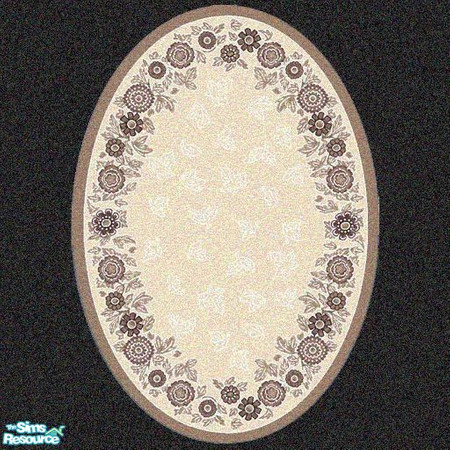 Sims 2 — MRC 2x3 Oval Rug # 9 by MidnightRose — You will need Windkeepers 2x3 Oval Rug for this to work.