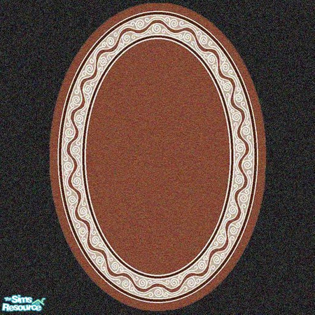 Sims 2 — MRC 2x3 Oval Rug # 6 by MidnightRose — You will need Windkeepers 2x3 Oval Rug for this to work.