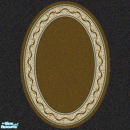 Sims 2 — MRC 2x3 Oval Rug # 5 by MidnightRose — You will need Windkeepers 2x3 Oval Rug for this to work.