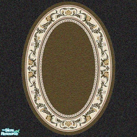 Sims 2 — MRC 2x3 Oval Rug # 3 by MidnightRose — You will need Windkeepers 2x3 Oval Rug for this to work.