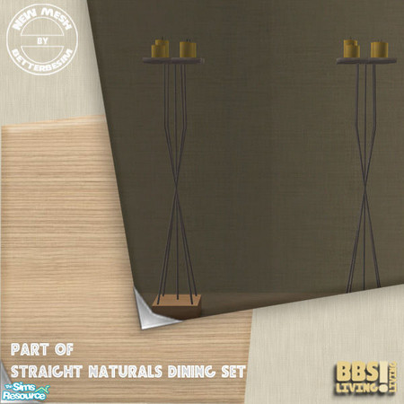 Sims 2 — Straight Naturals Dining, Candelabra by BetterbeSim — It might look very fragile, but don't worry, it's only