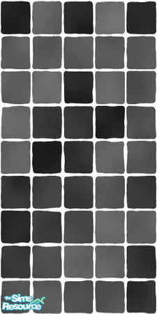 Sims 2 — MDP Charcole Wall Tile by MelandStv — There are 10 colourful wall tiles in this set. They are part of my Colour
