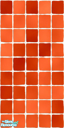Sims 2 — MDP Burnt Wall Tile by MelandStv — There are 10 colourful wall tiles in this set. They are part of my Colour