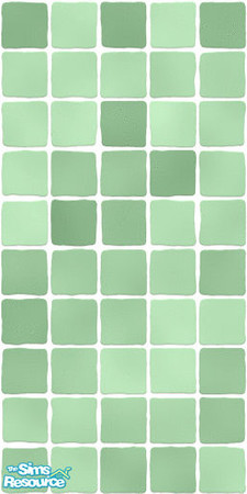 Sims 2 — MDP Sage Wall Tile by MelandStv — There are 10 colourful Wall tiles in this set. They are part of my Colour Pack