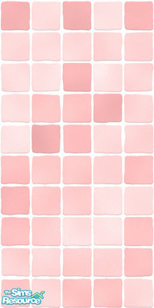 Sims 2 — MDP Rose Wall Tile by MelandStv — There are 10 colourful Wall tiles in this set. They are part of my Colour Pack