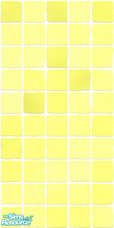 Sims 2 — MDP Lemon Wall Tile by MelandStv — There are 10 colourful Wall tiles in this set. They are part of my Colour