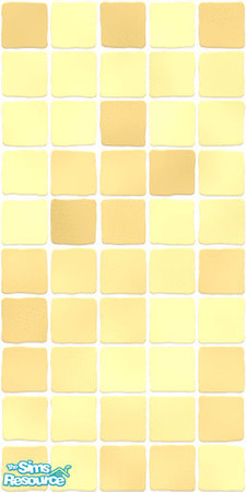 Sims 2 — MDP Golden Wall Tile by MelandStv — There are 10 colourful Wall tiles in this set. They are part of my Colour