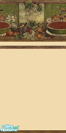 Sims 2 — dining wall by The_Unicorn — -