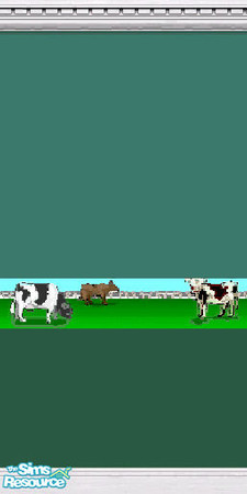 Sims 2 — Moo wall covering by hatshepsut — Ideal for the country kitchen.