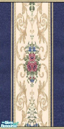 Sims 2 — Royal Chambers Wall 1 by mattie2828 — a wall for royalty. Look for matching bedding and floor by the name Royal