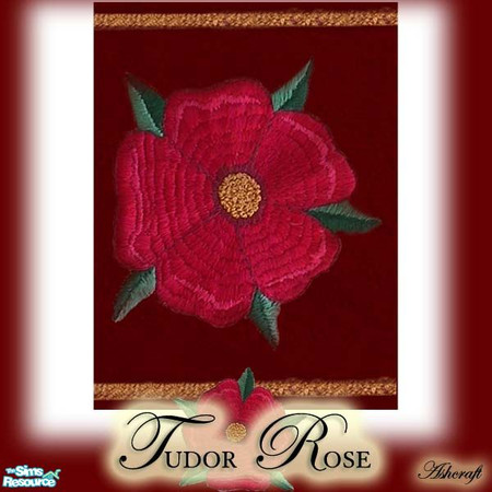 Sims 2 — Tudor Rose Rug by Cashcraft — The Tudor Rose Bedroom handwoven rug requires Echo's 3x4 rug by Windkeeper. You
